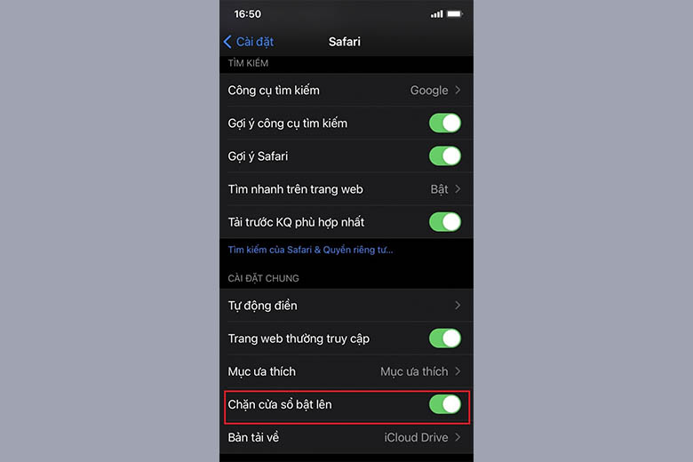 chặn quảng cáo youtube ios bằng cách tắt pop up