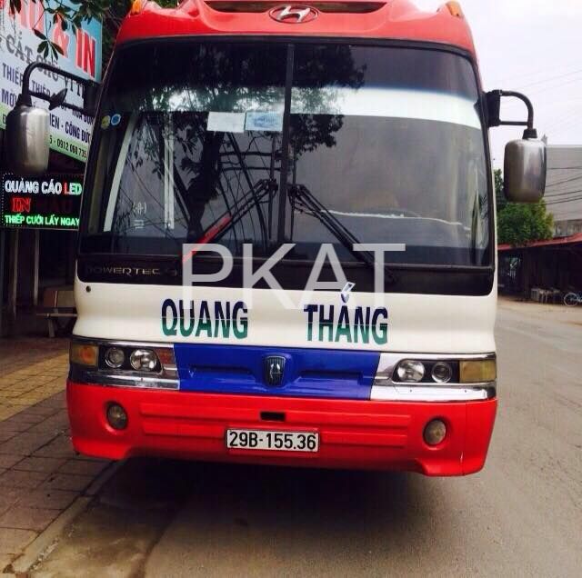 Nhà xe Quang Thắng xe Vĩnh Phúc đi Quảng Nam Chu Lai (xe tới Hà Nội nhờ chuyển xe )