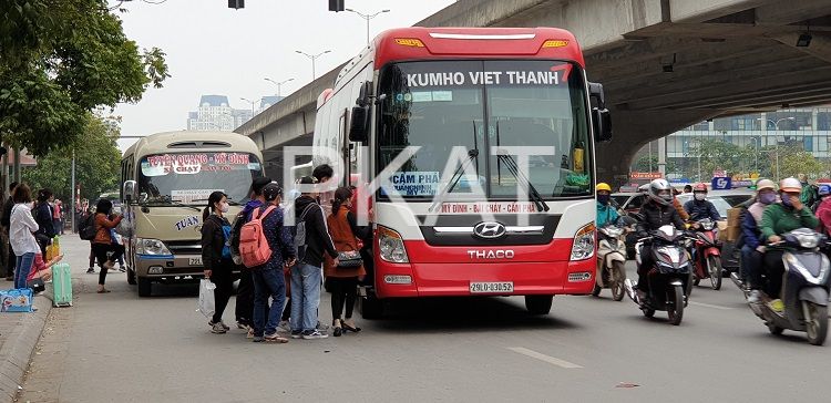 Kumho Việt Thanh xe khách từ Bắc Ninh đi Móng Cái